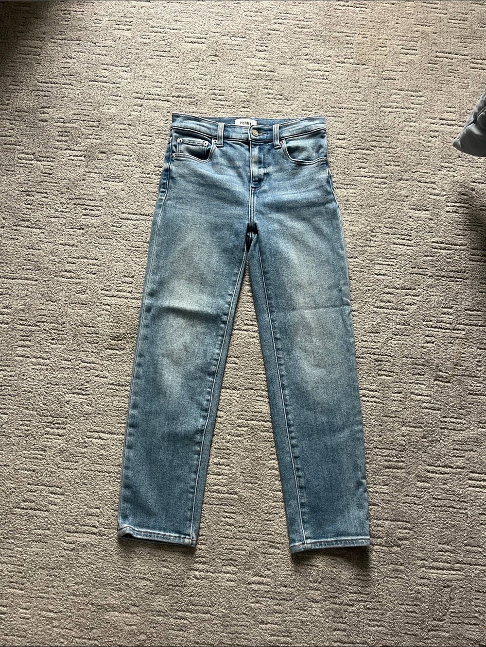 pistola light Wash Straight Jeans